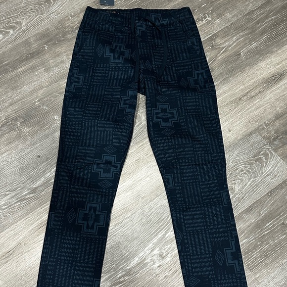 Pendleton Navy Patterned Pants - Picture 2 of 6